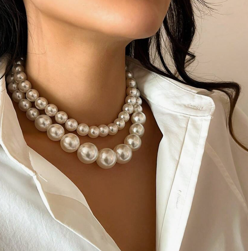 Mob collier de perles