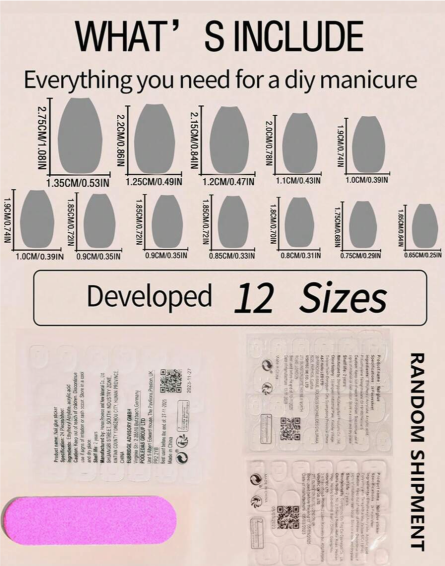 Faux Ongles longs & carrés Babyboom