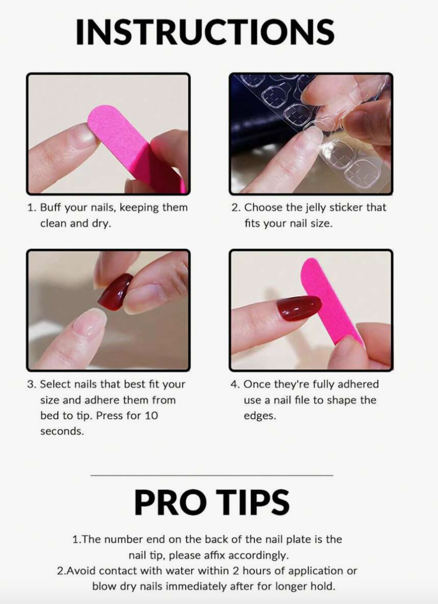 Faux Ongles longs & carrés Babyboom