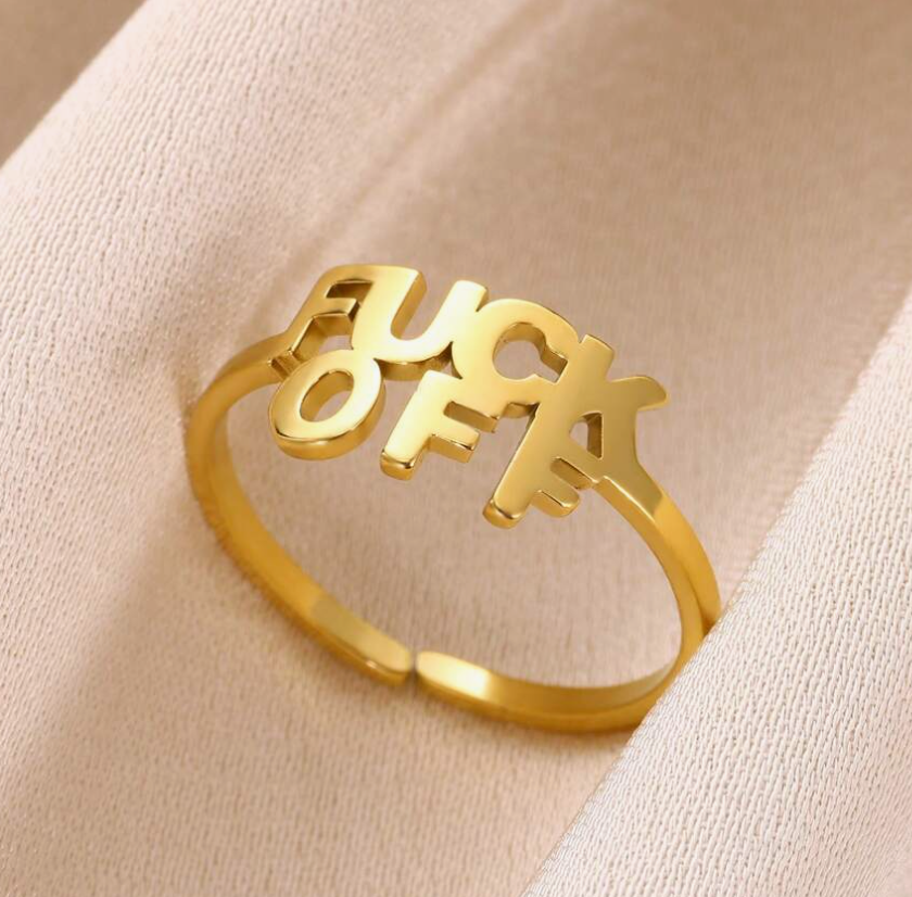 Bague F**k off