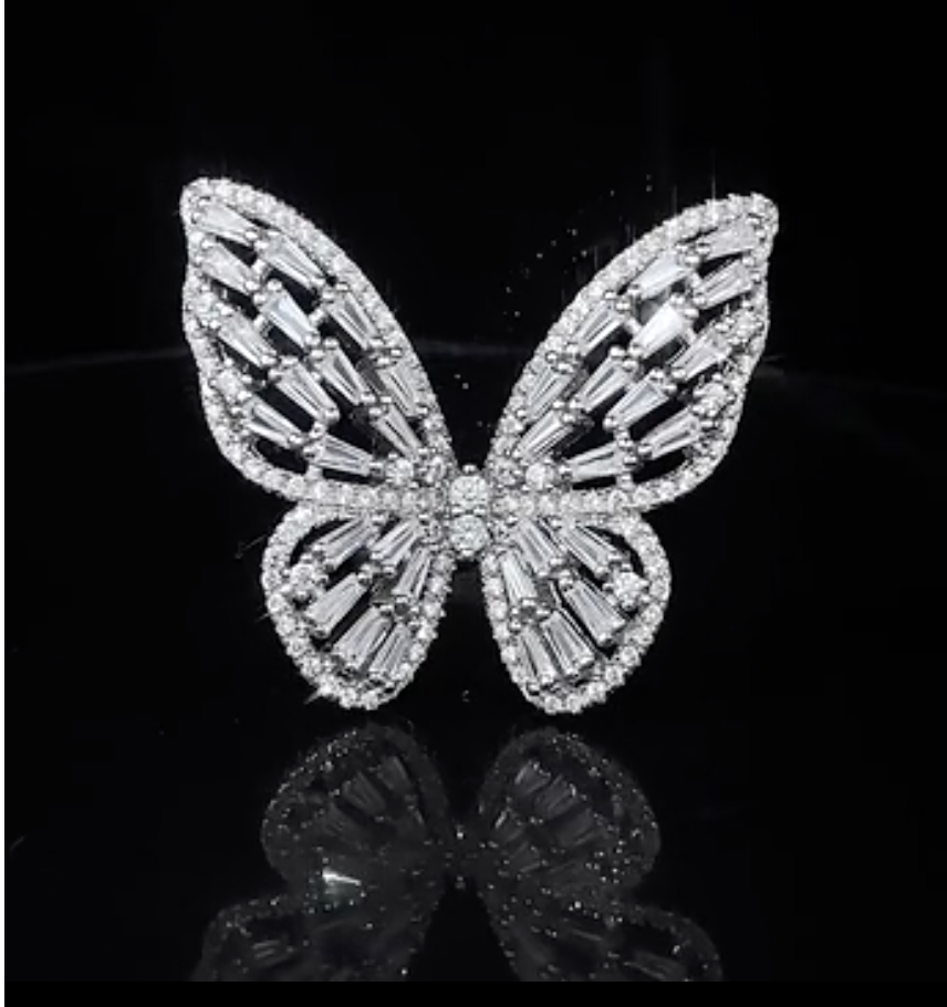 Bague farfalle
