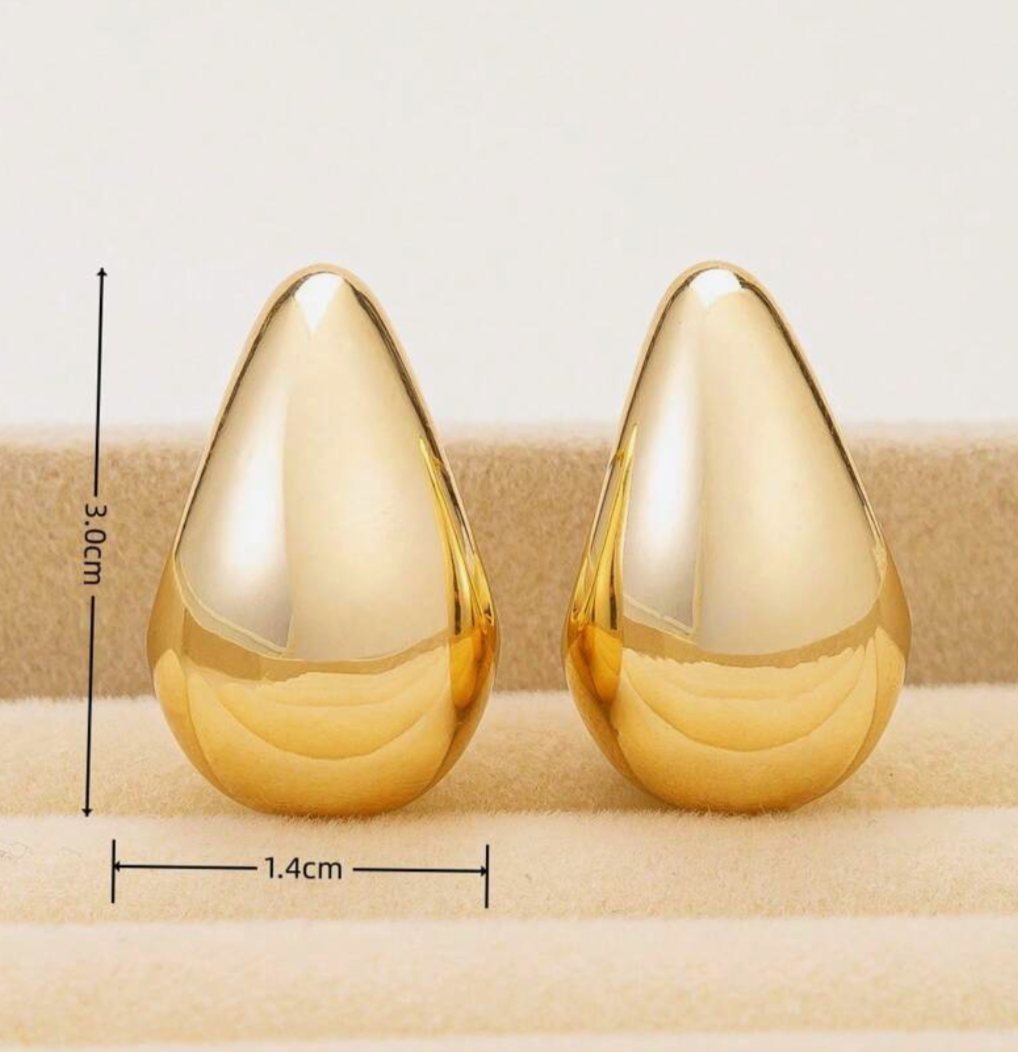 Boucles d'oreilles gouttes GM