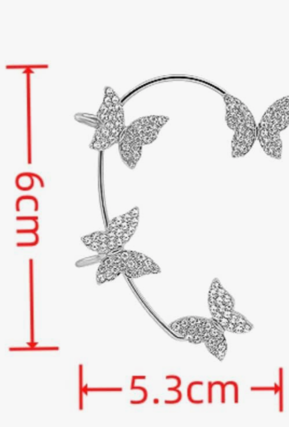 Boucle tour d'oreille farfalle