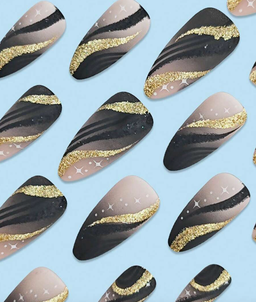 Faux ongles black dream