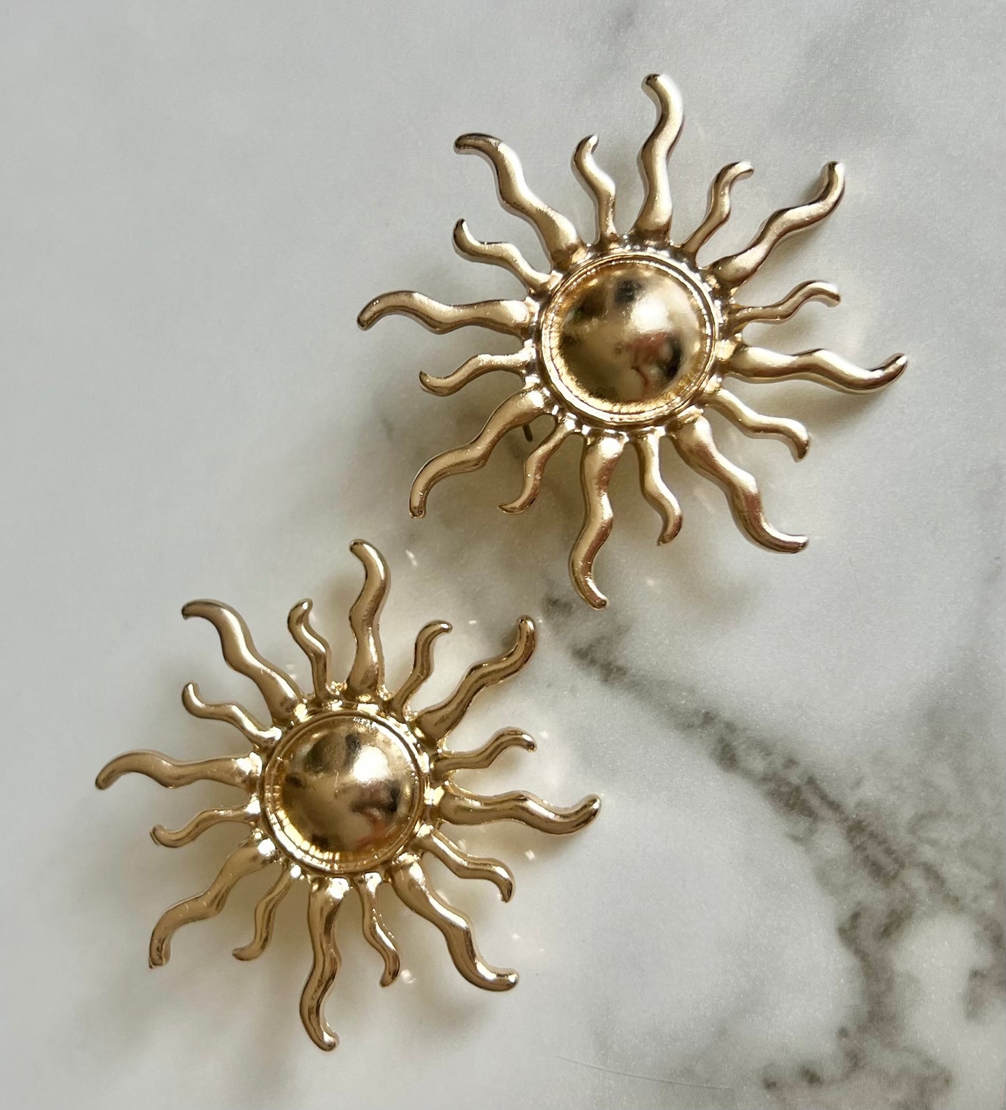 Boucles d'oreilles Sun
