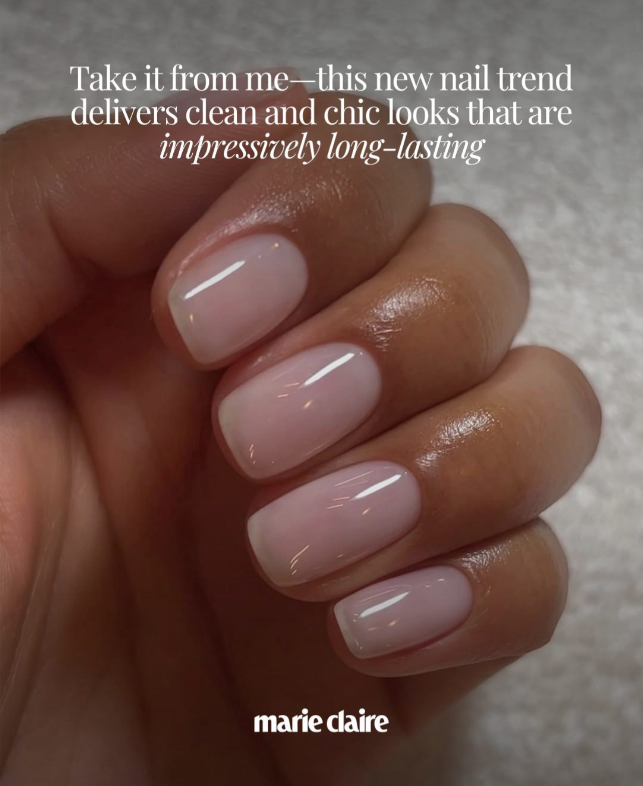faux ongles baby pink