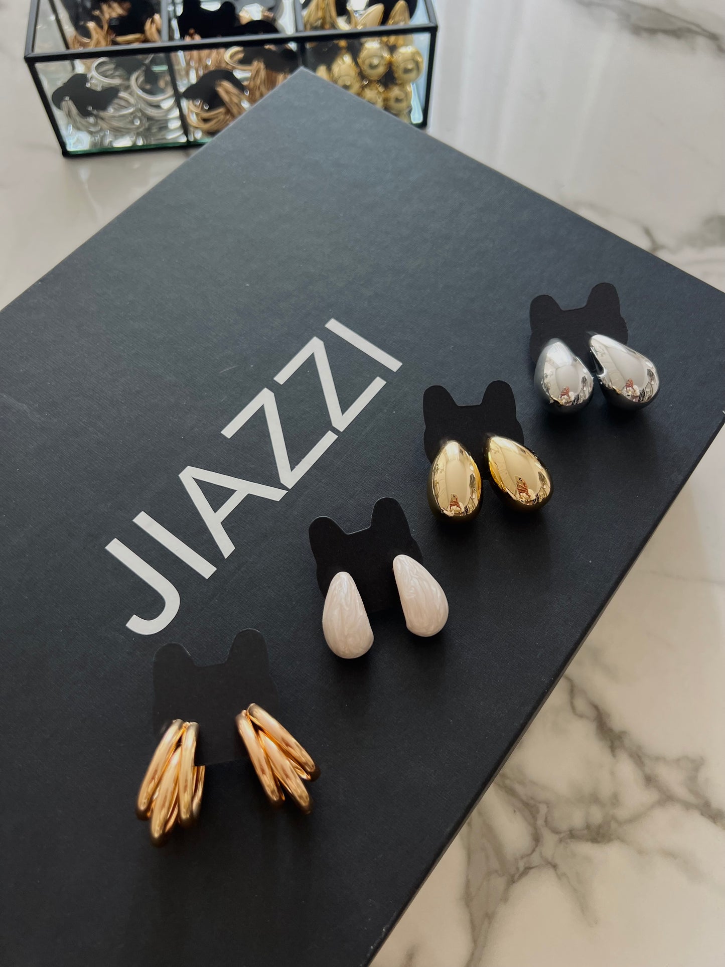 Boucles d'oreilles gouttes GM