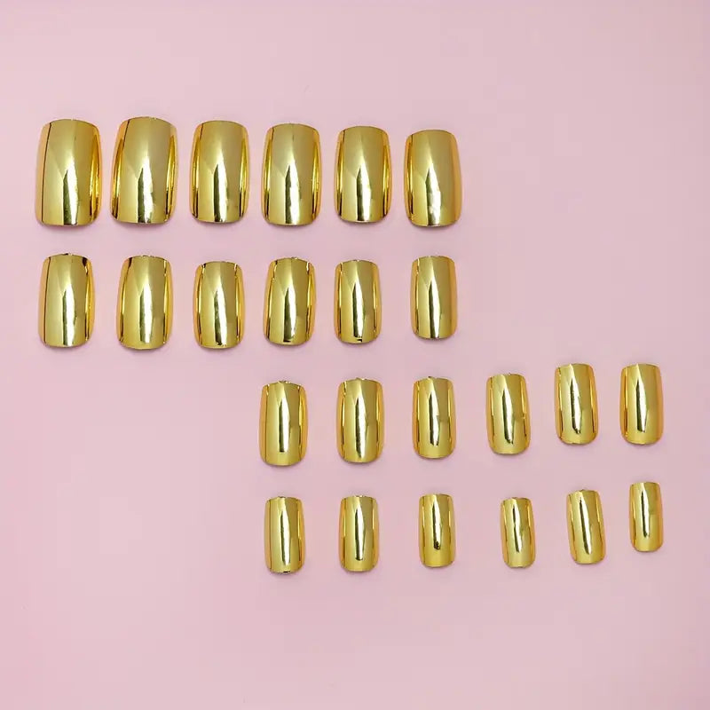 Faux ongles gold