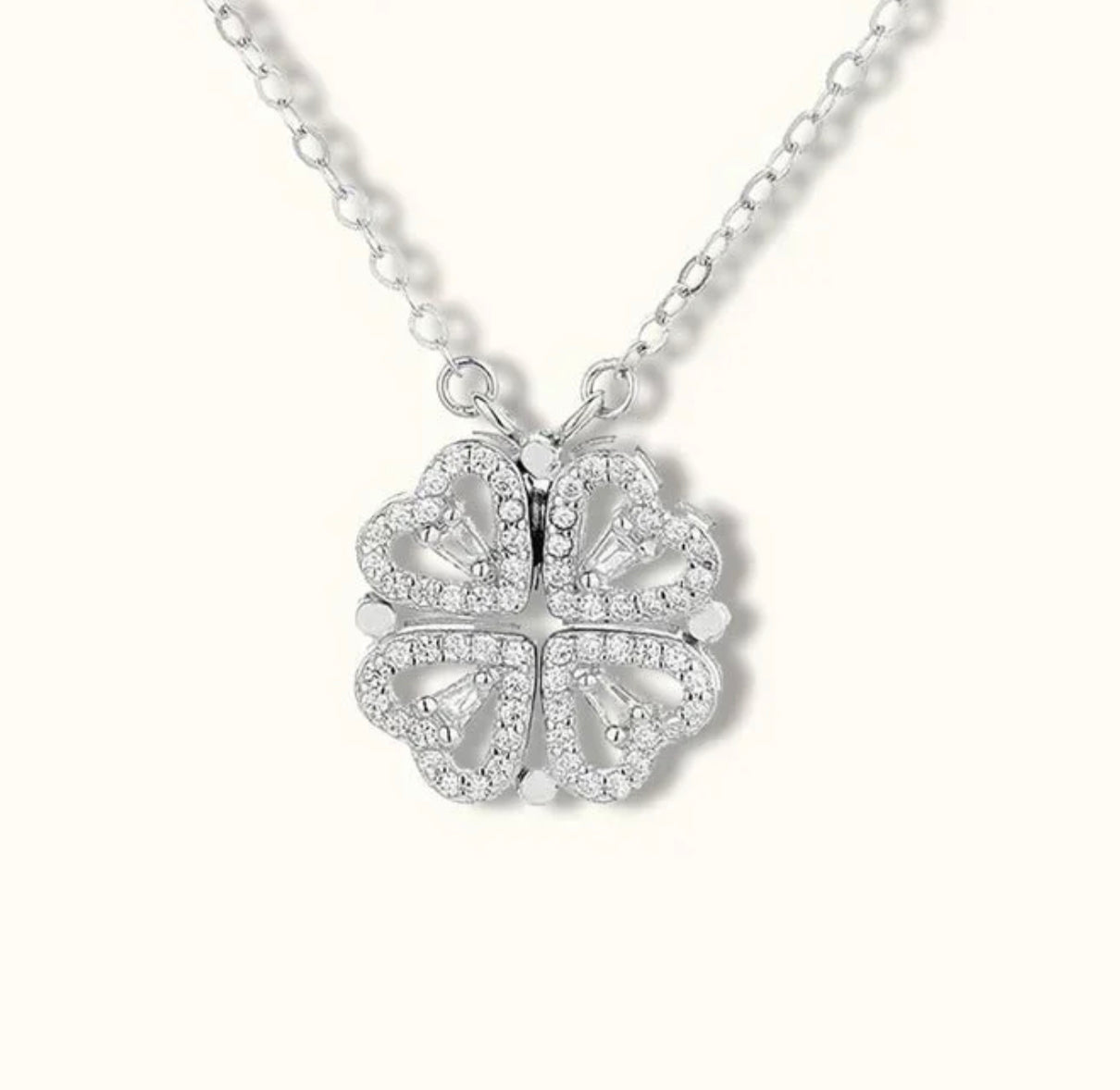 Collier trèfle transformable