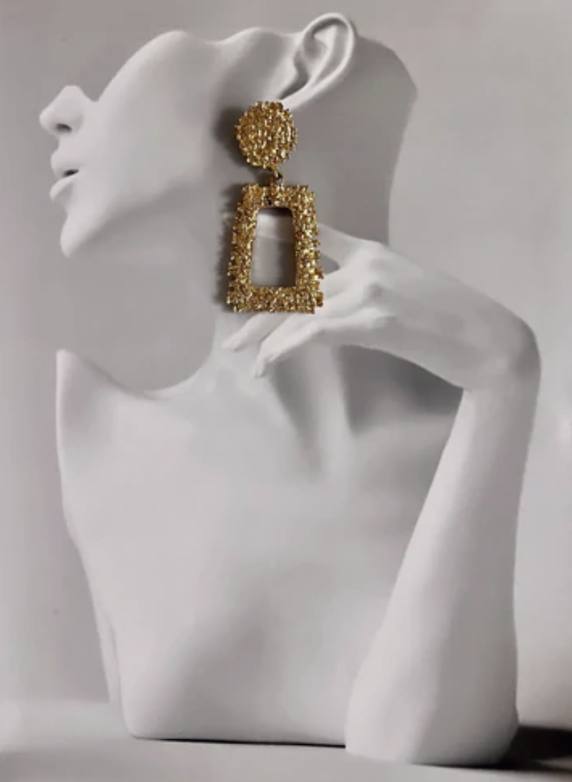 Boucles d'oreilles rococco gold