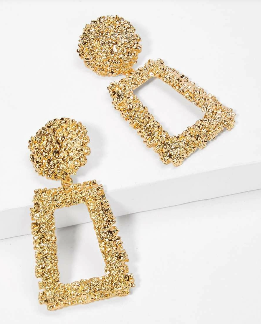 Boucles d'oreilles rococco gold