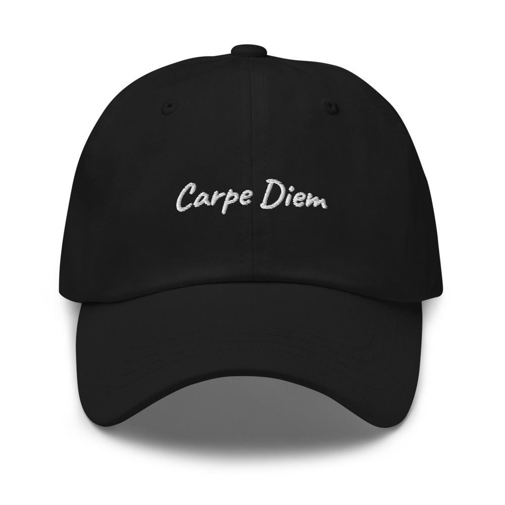 Casquette brodée "Carpe Diem" forme baseball