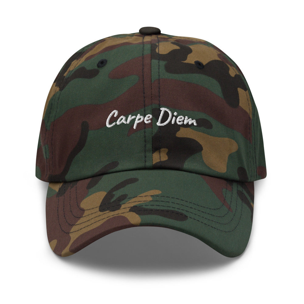Casquette brodée "Carpe Diem" forme baseball
