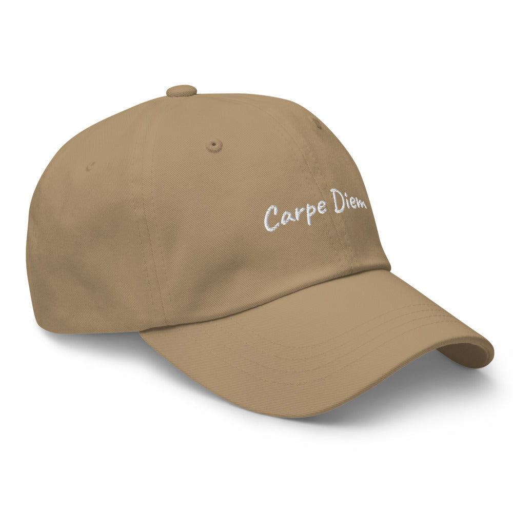 Casquette brodée "Carpe Diem" forme baseball
