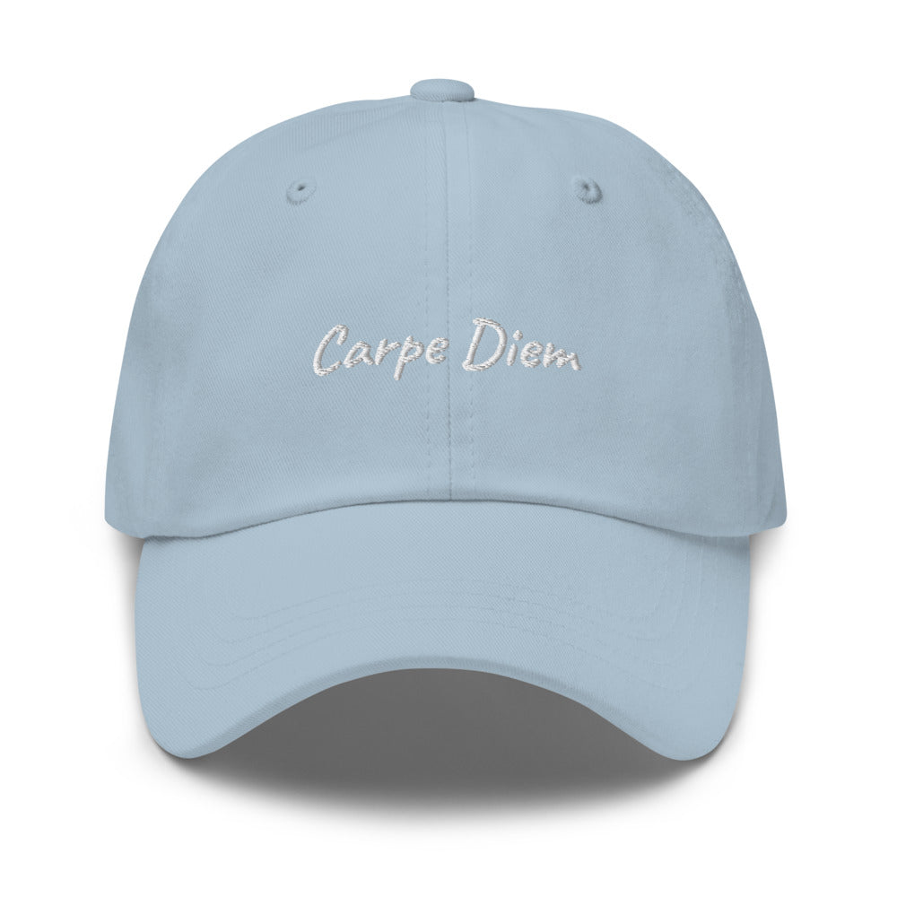 Casquette brodée "Carpe Diem" forme baseball