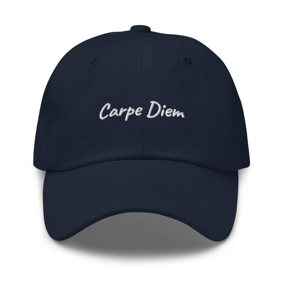 Casquette brodée "Carpe Diem" forme baseball