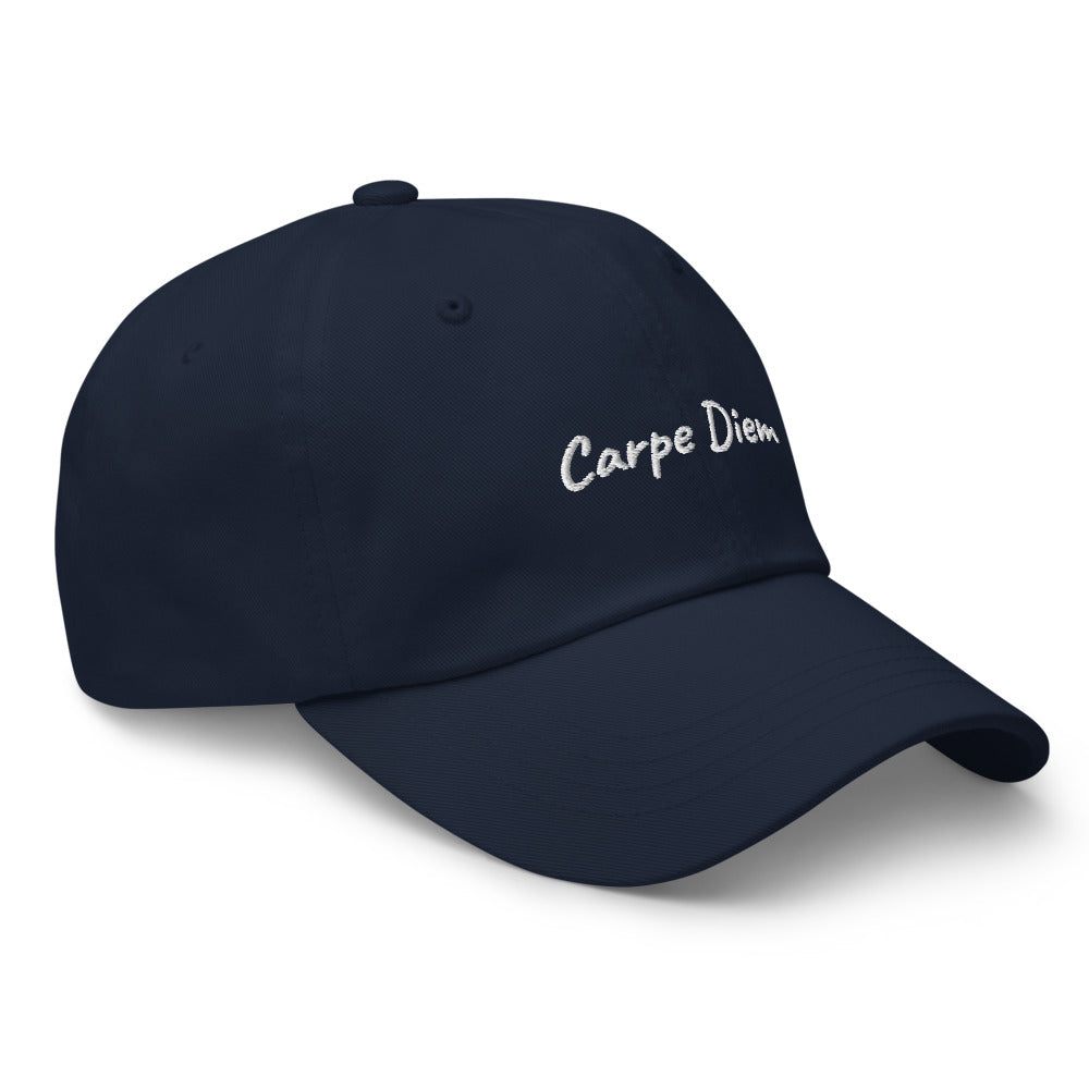 Casquette brodée "Carpe Diem" forme baseball
