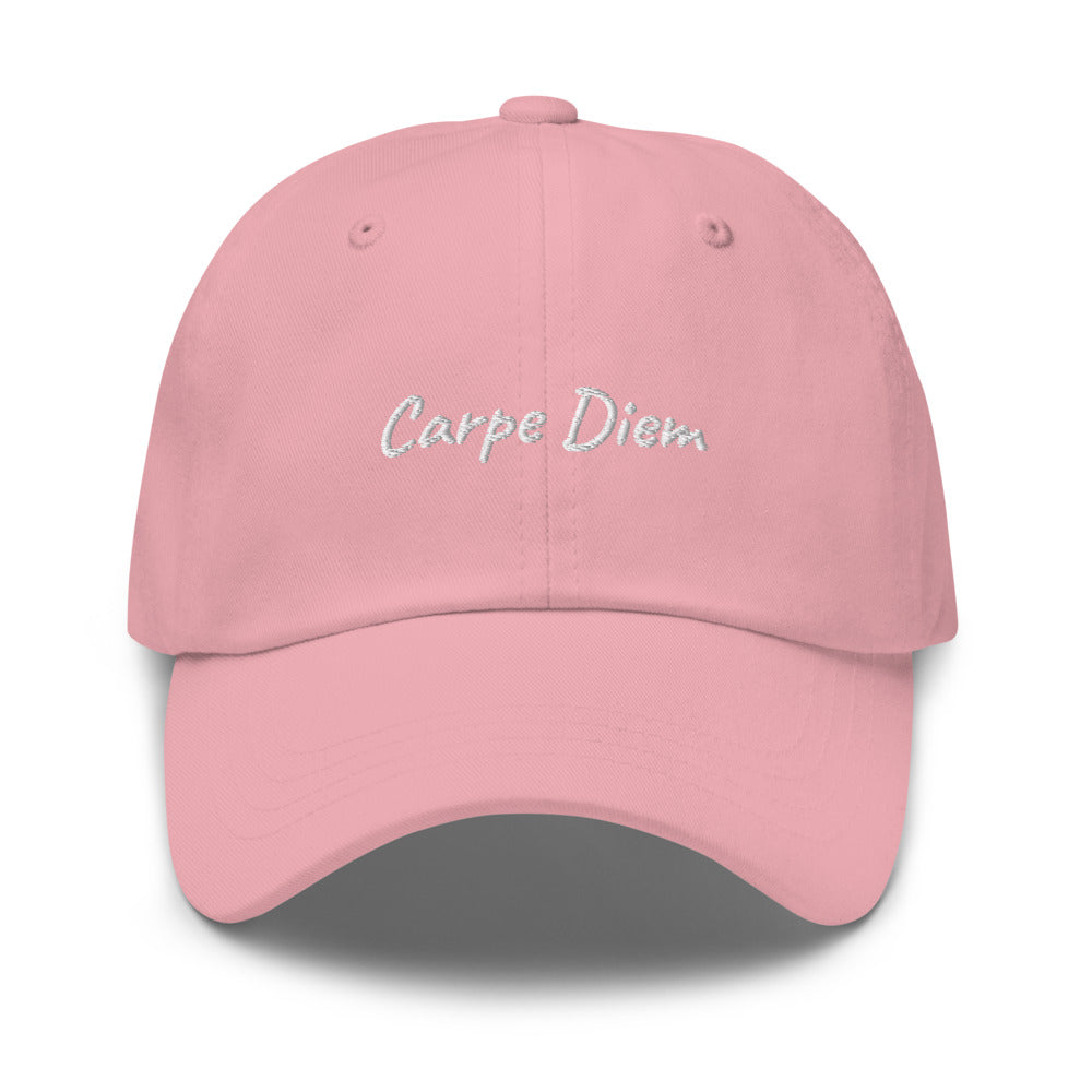 Casquette brodée "Carpe Diem" forme baseball