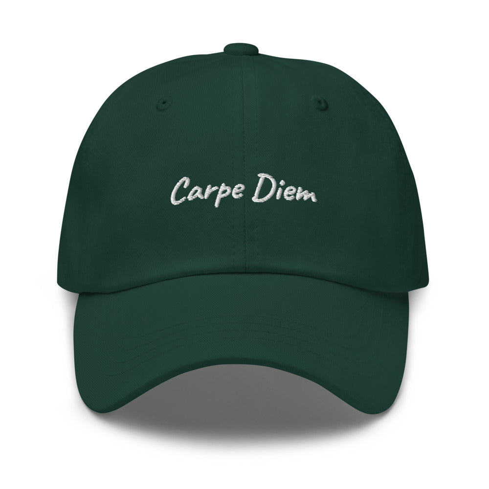 Casquette brodée "Carpe Diem" forme baseball