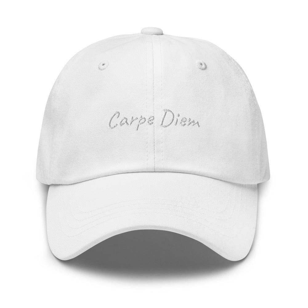 Casquette brodée "Carpe Diem" forme baseball