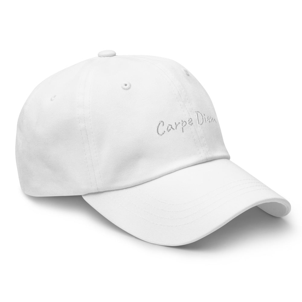 Casquette brodée "Carpe Diem" forme baseball