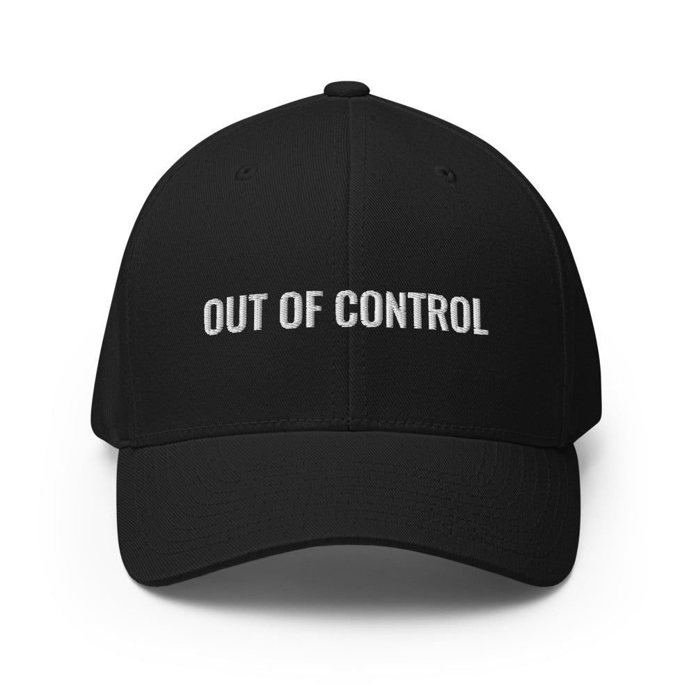 Casquette brodée "Out of Control" pleine à l'arrière
