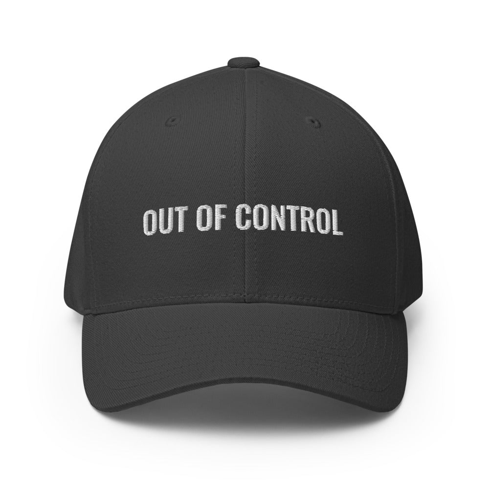 Casquette brodée "Out of Control" pleine à l'arrière