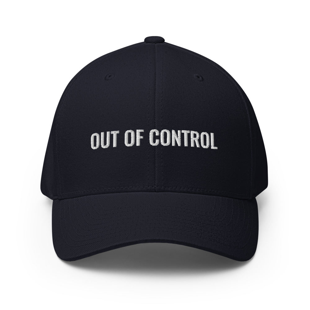 Casquette brodée "Out of Control" pleine à l'arrière
