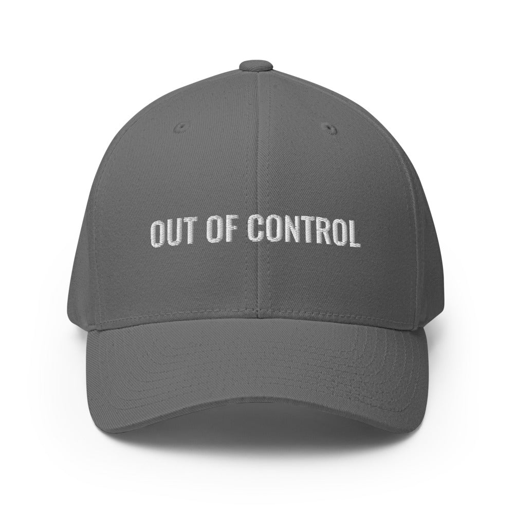 Casquette brodée "Out of Control" pleine à l'arrière