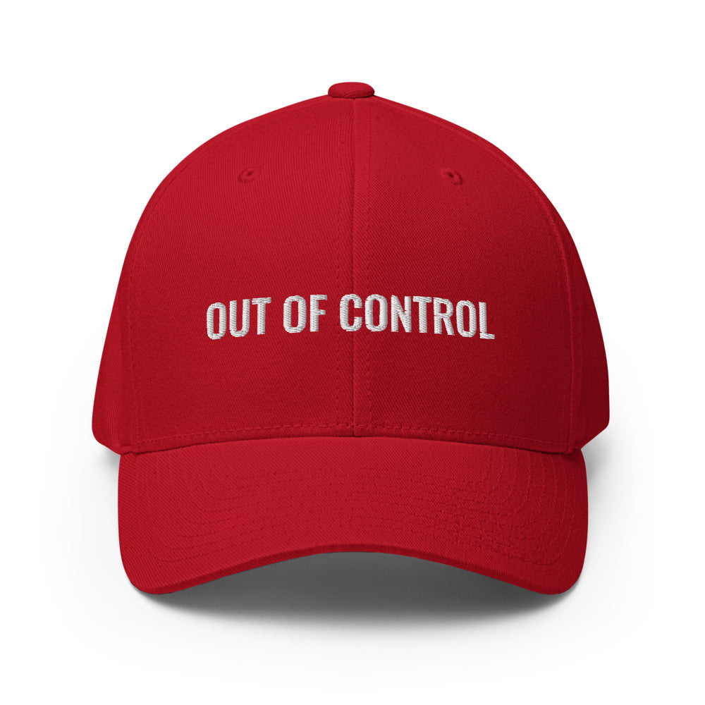 Casquette brodée "Out of Control" pleine à l'arrière