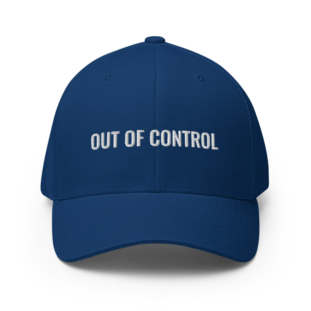 Casquette brodée "Out of Control" pleine à l'arrière