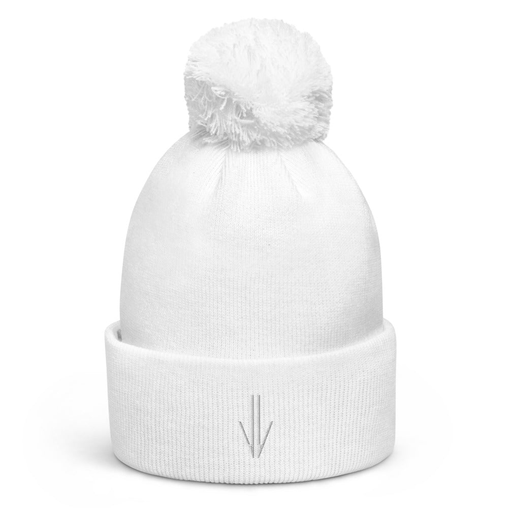 Bonnet à pompon logo Jiazzi