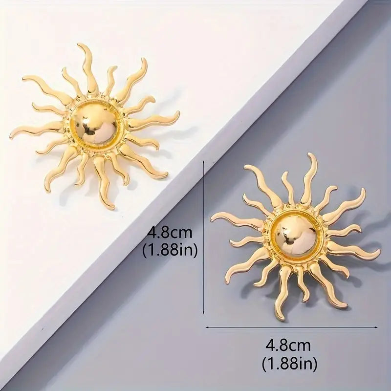 Boucles d'Oreilles Soleil