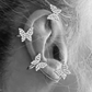 Boucle tour d'oreille farfalle