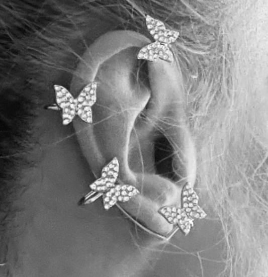 Boucle tour d'oreille farfalle