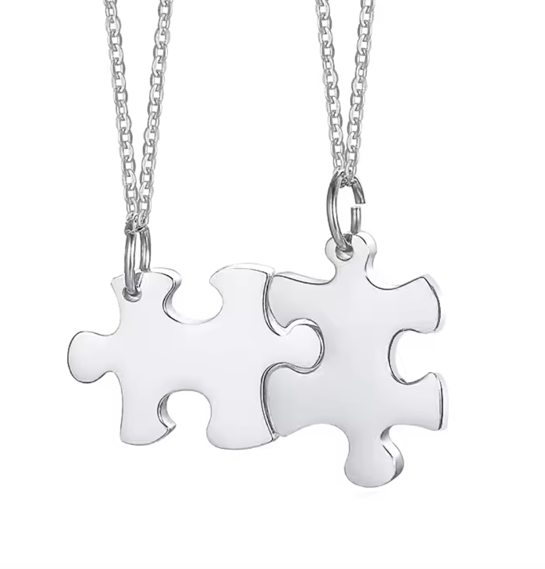 Ensemble de Colliers prénoms personnalisés gravés - Gold ou silver
