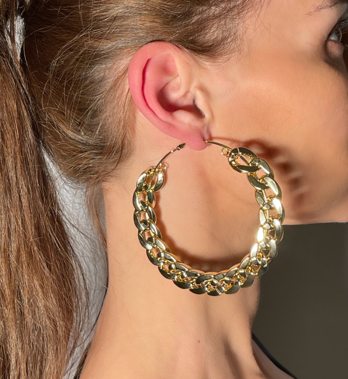Boucles d'oreilles chaine