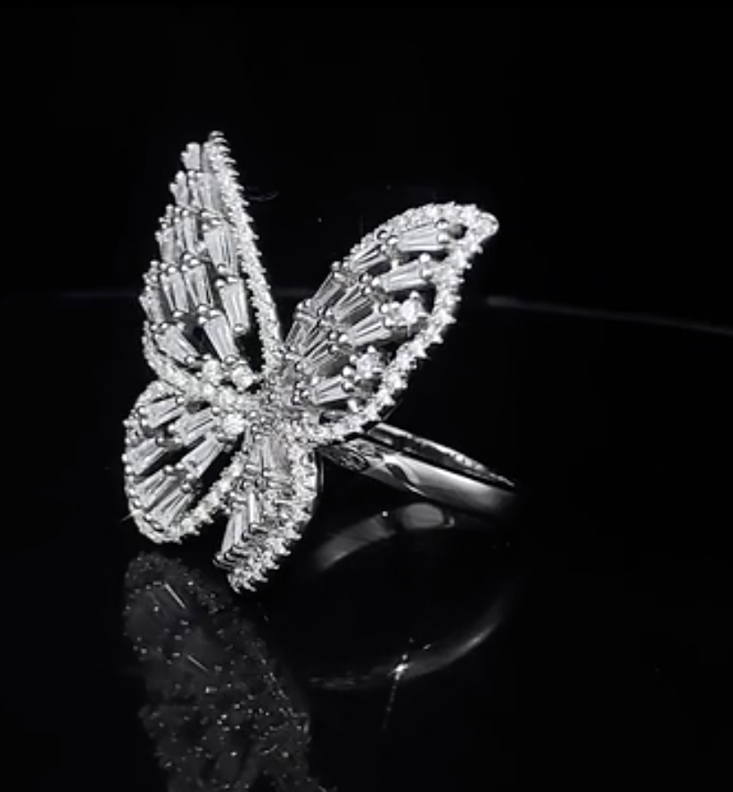 Bague farfalle