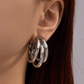 Boucles d'oreilles Trinité argent