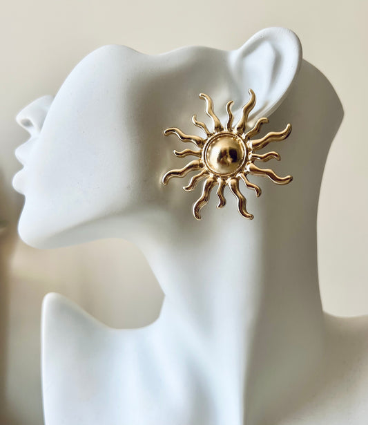 Boucles d'oreilles Sun