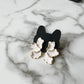 Boucles d'oreilles pétales nacrées