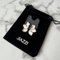 Boucles d'oreilles pétales nacrées