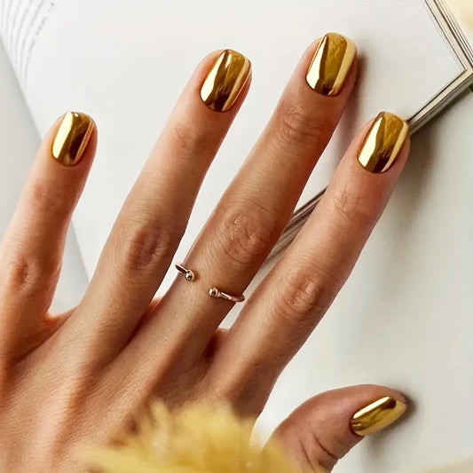 Faux ongles gold