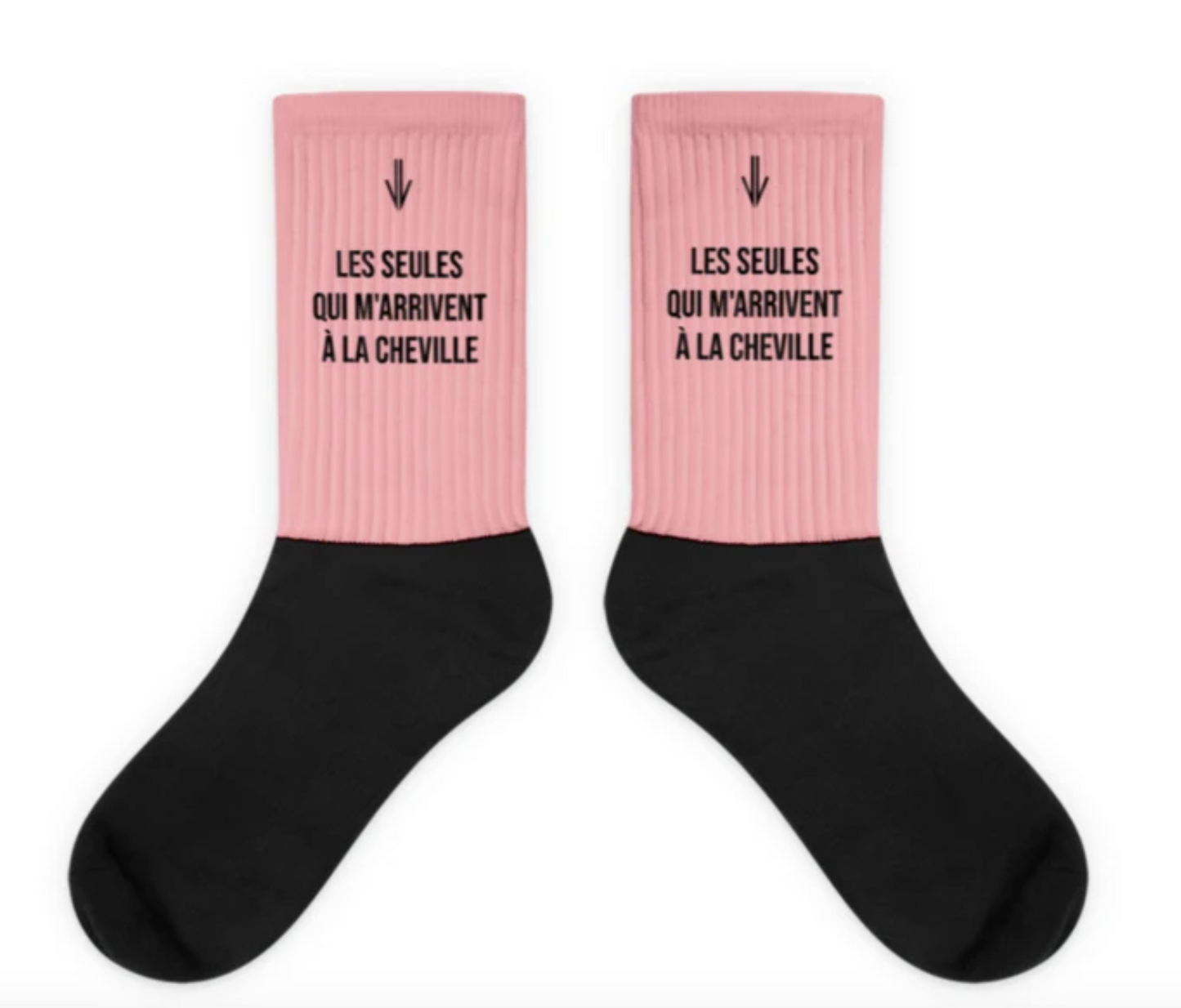 Chaussettes Humilité pink