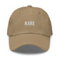 Casquette brodée "Rare" forme baseball